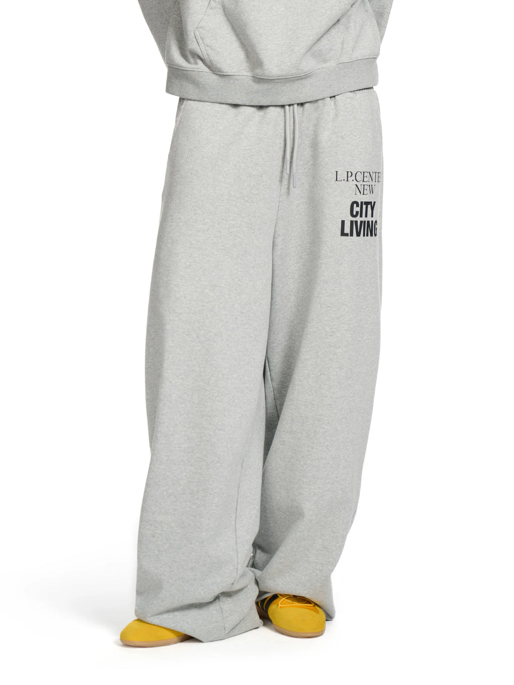 Loopsoon Letter Badge Print Loose Hoodie