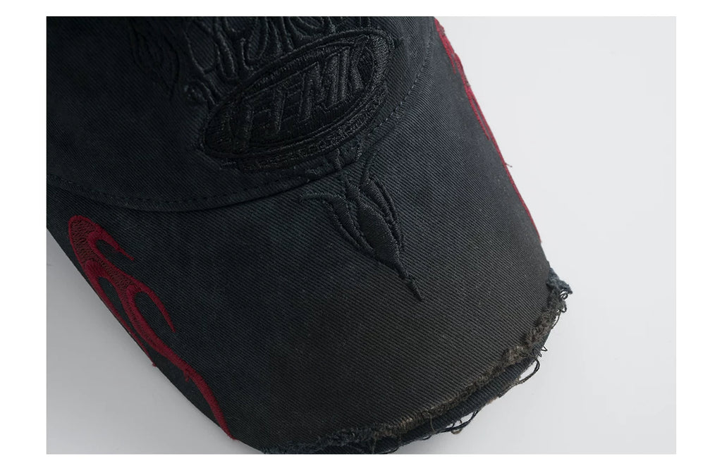 Fleamarket Vintage Flame Embroidered Cap