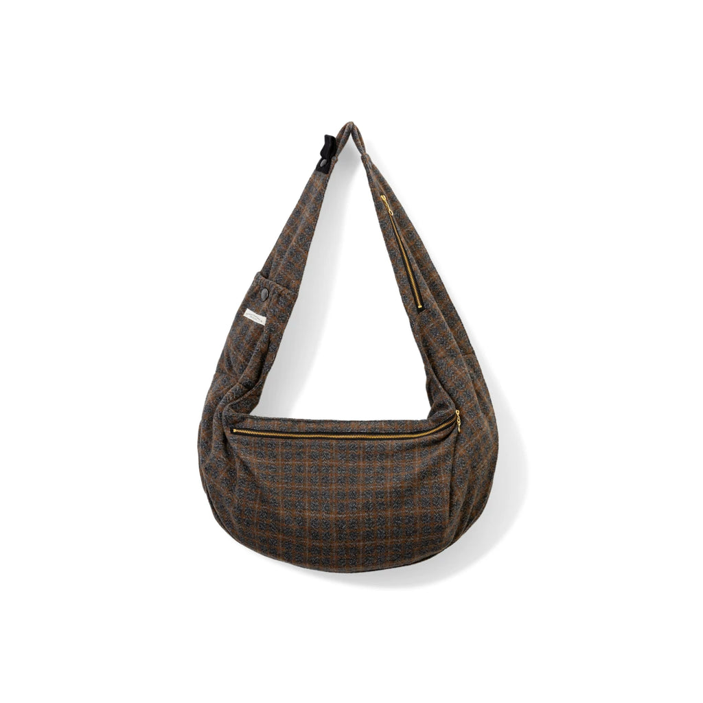 SUPERTOFU Blue Twill Sculptural Hobo Bag