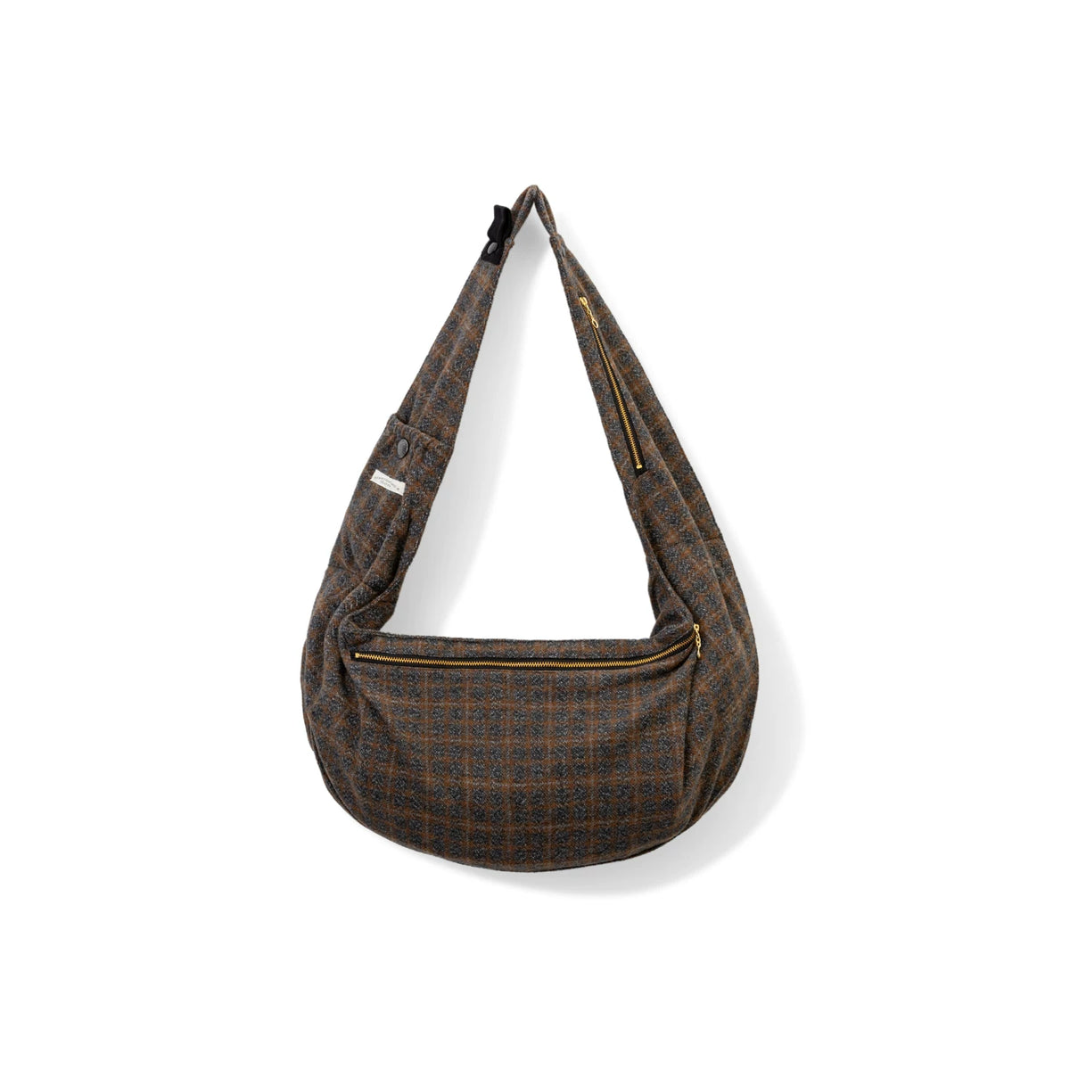 SUPERTOFU Blue Twill Sculptural Hobo Bag