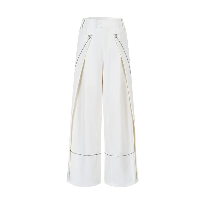 AnnoMundi Genesis Era Erosion Stitch Wide-Leg Pants