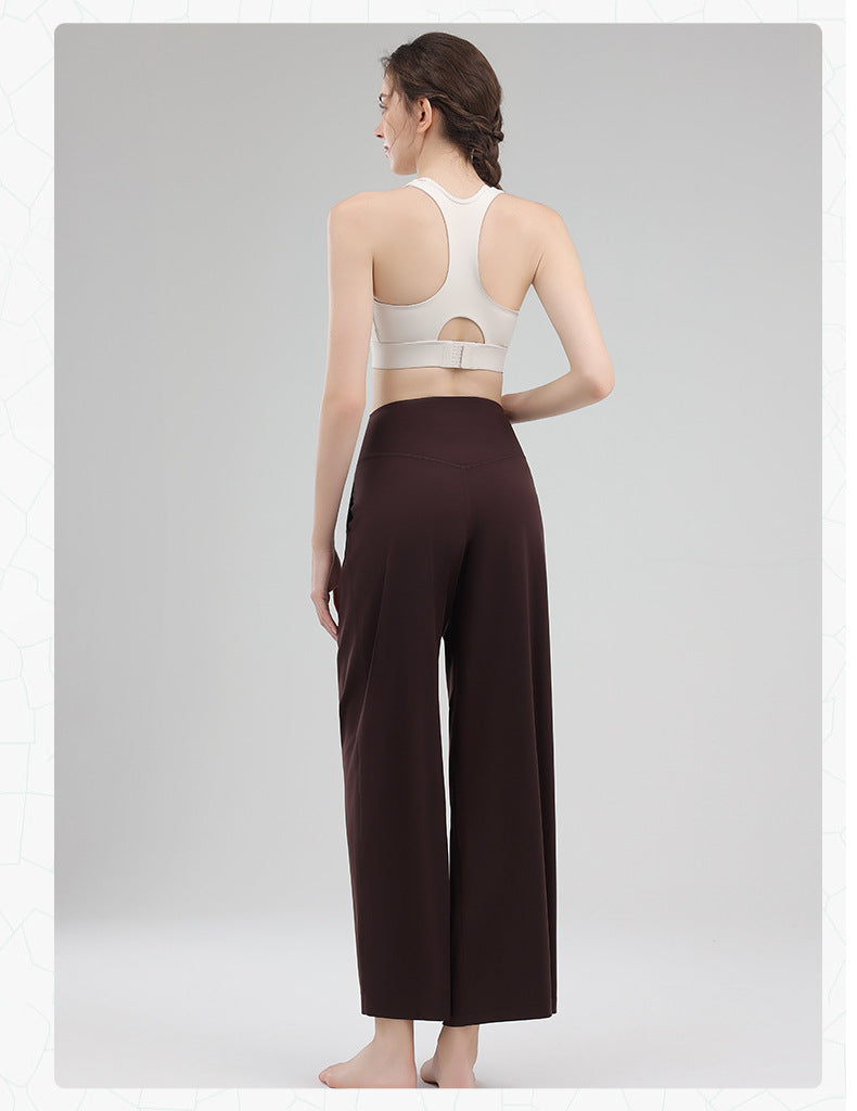 TIANQINGSE Naked Straight Wide-leg Sweatpants