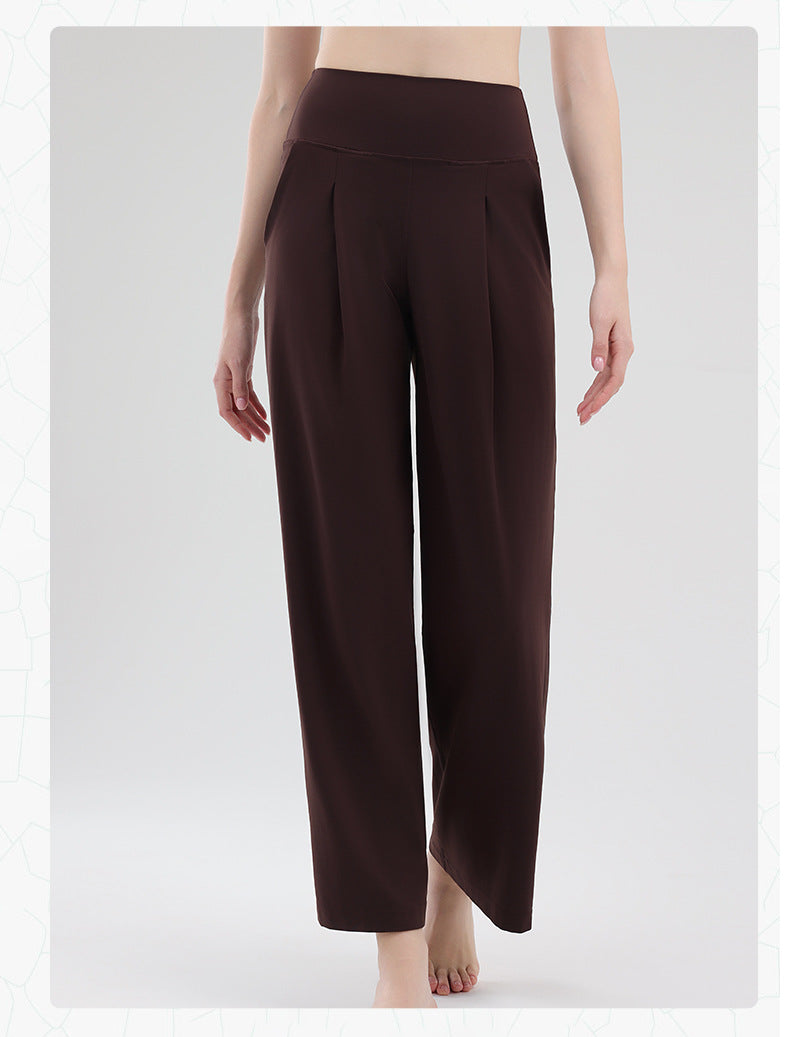 TIANQINGSE Naked Straight Wide-leg Sweatpants