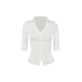 Jim Kennet Micro Transparent V-Neck Slim-Fit Shirt