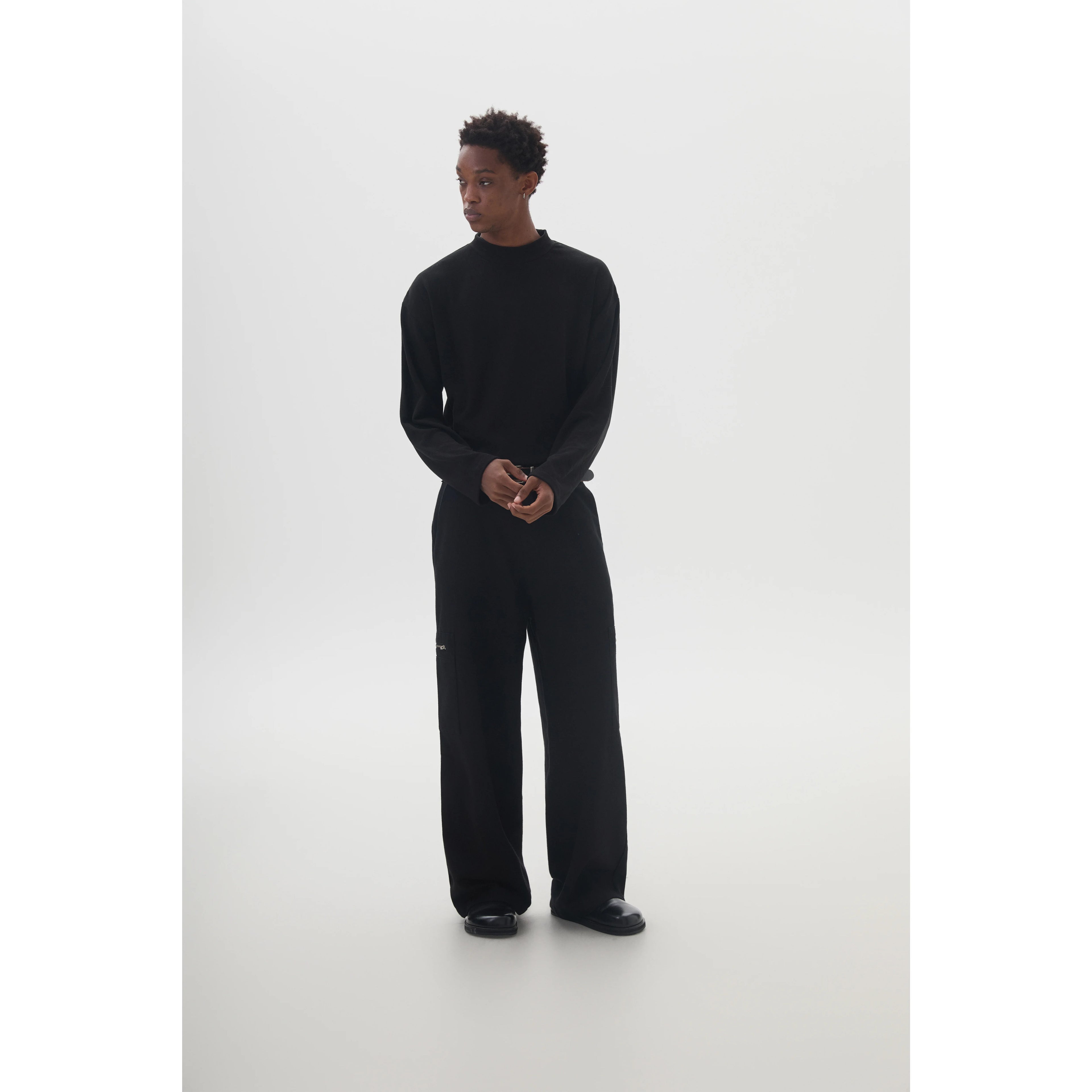 Anniehall German Velvet Small Turtleneck Warm and Breathable Long Sleeves