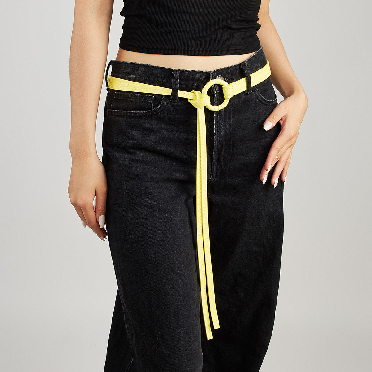 Intertek Millennial Babes Pressing Lines Y2k Accessories Women's Leather