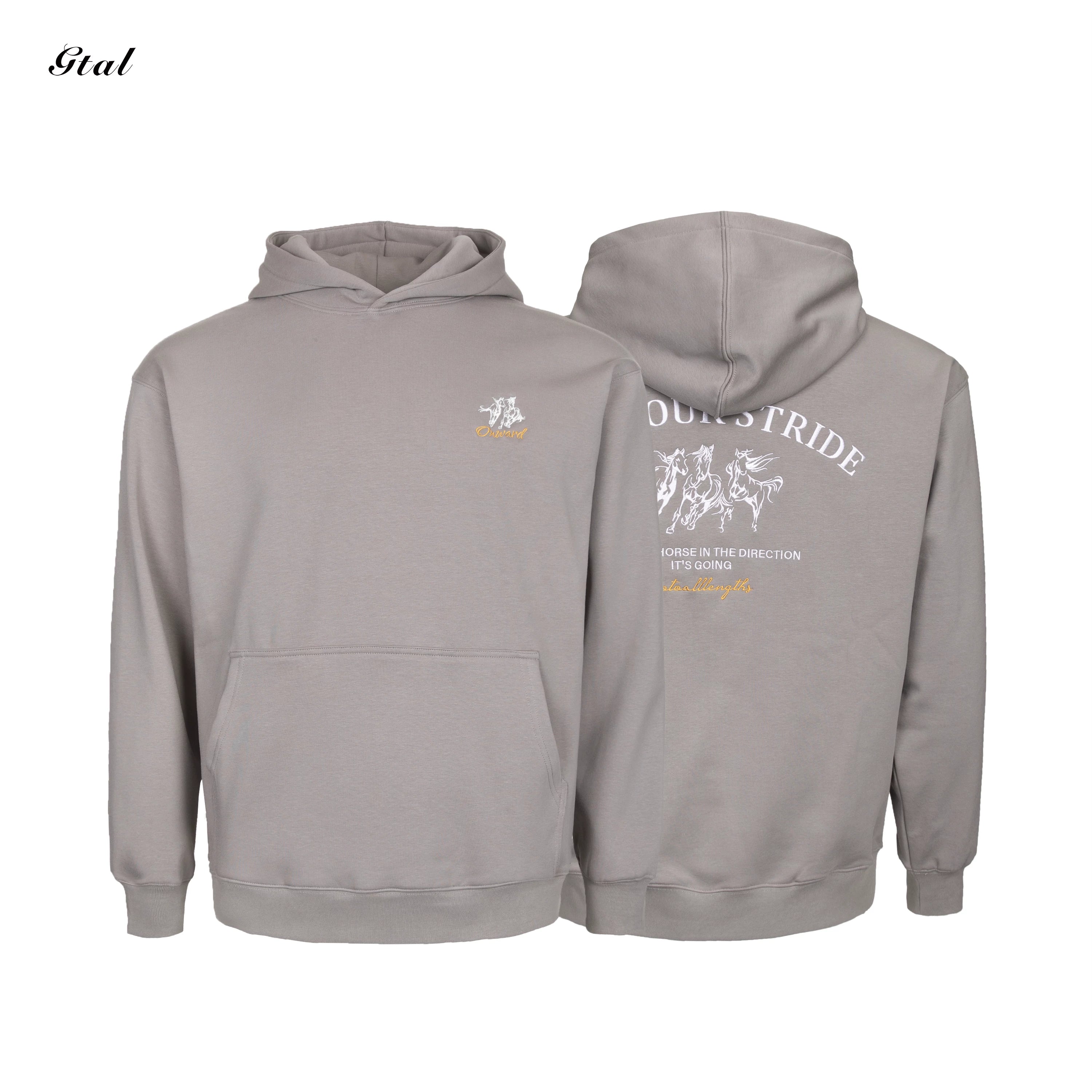 GTAL Hooded Embroidered Fleece Sweater