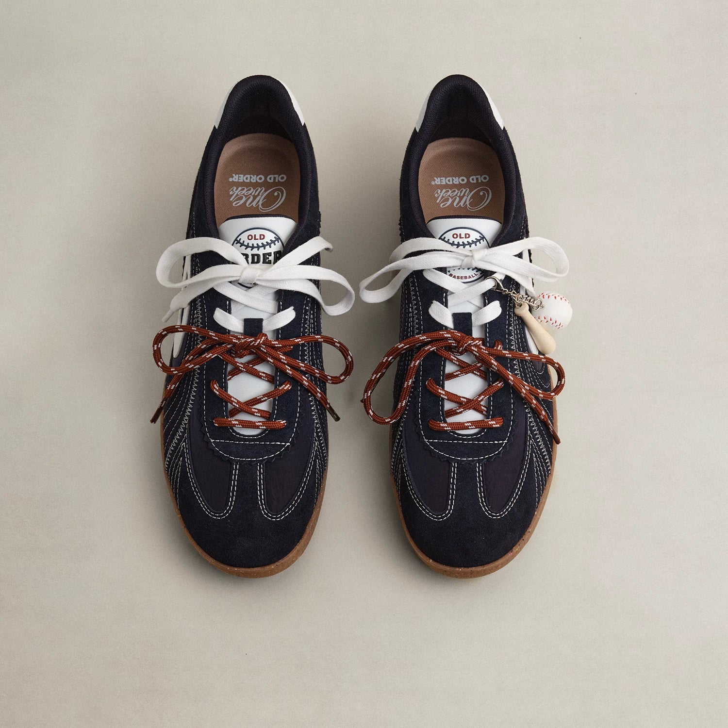 OLD ORDER Dark Blue Retro Baseball Sneaker