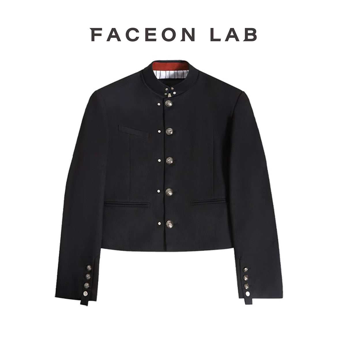 FACEON LAB Wool Cropped Blazer