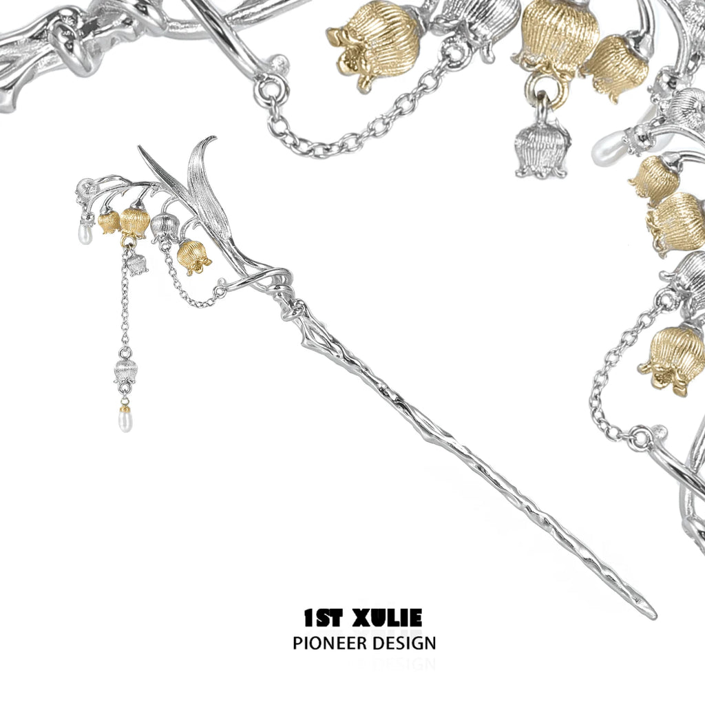 1ST XULIE Lily of the Valley Tassel Hairpin