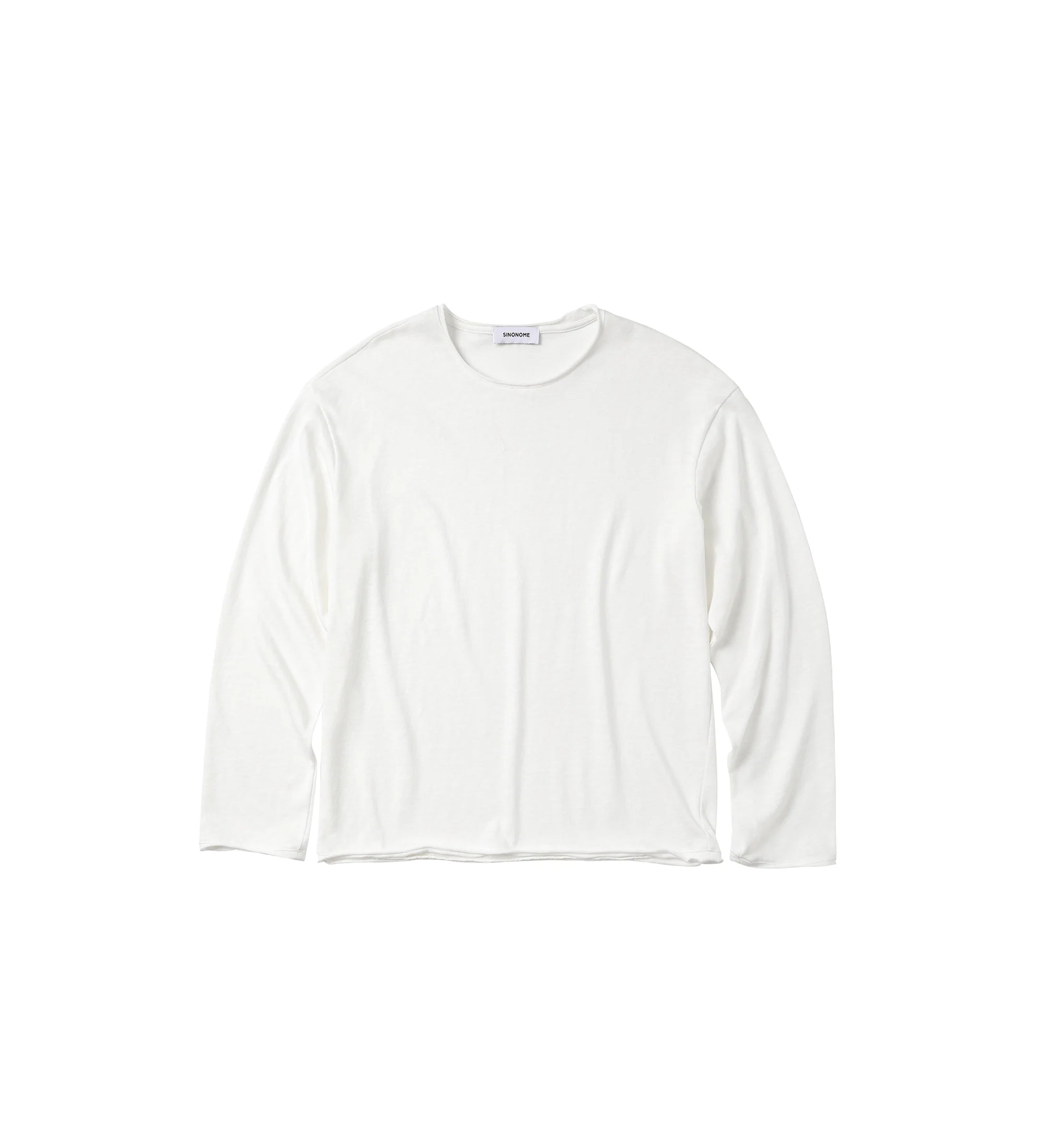 SINONOME Linen-Blend UPF + Relaxed Long-Sleeve Tee