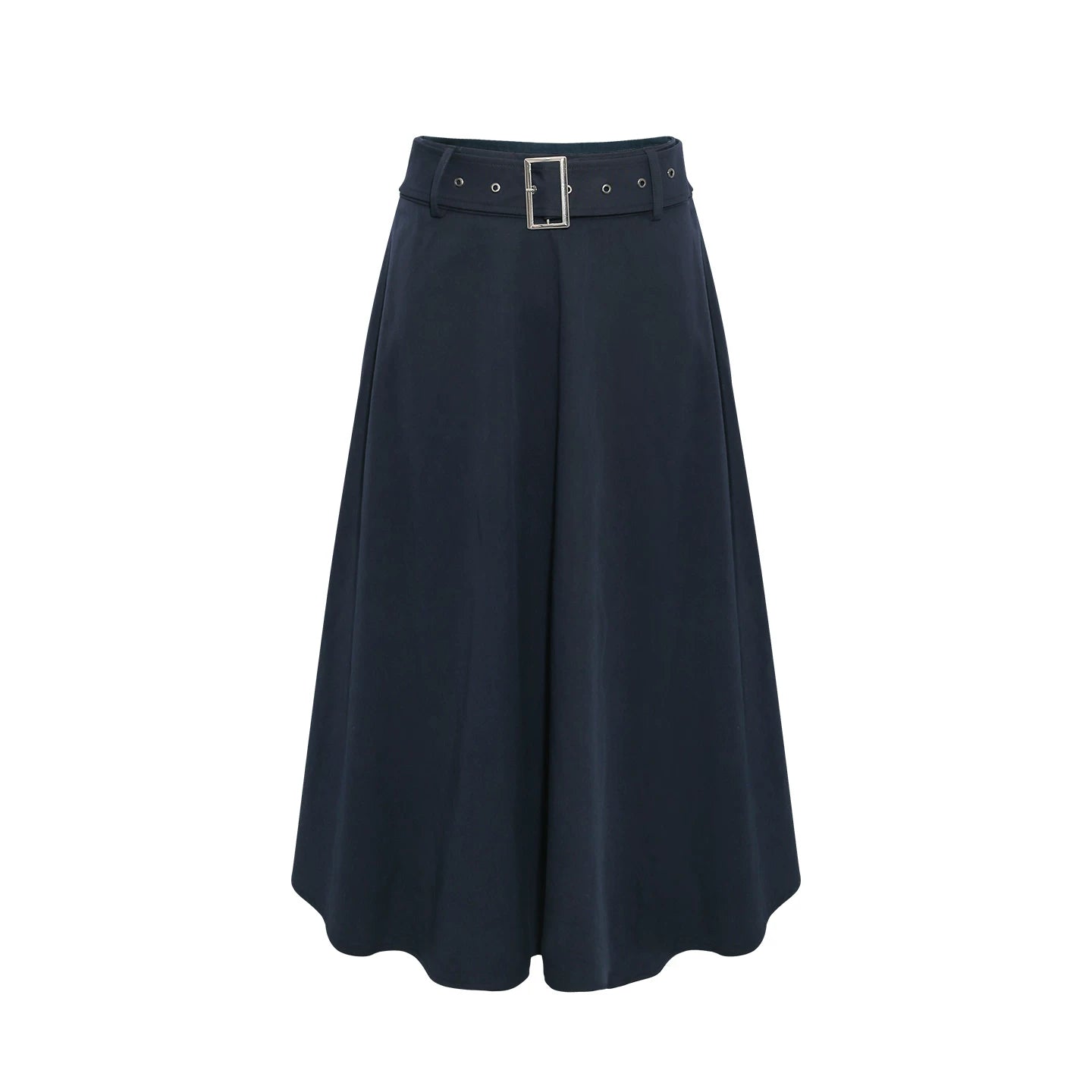 Wildberry Double-Breasted A-Line High-Waist Skirt Set