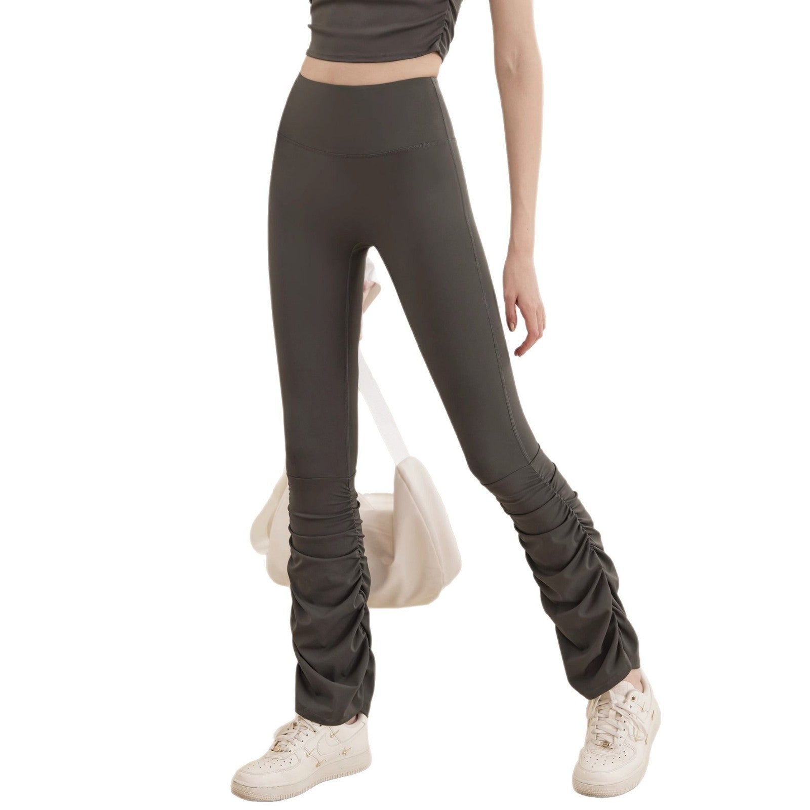 TIANQINGSE Stacked Pants, Bootcut Sports Fitness Yoga Pants