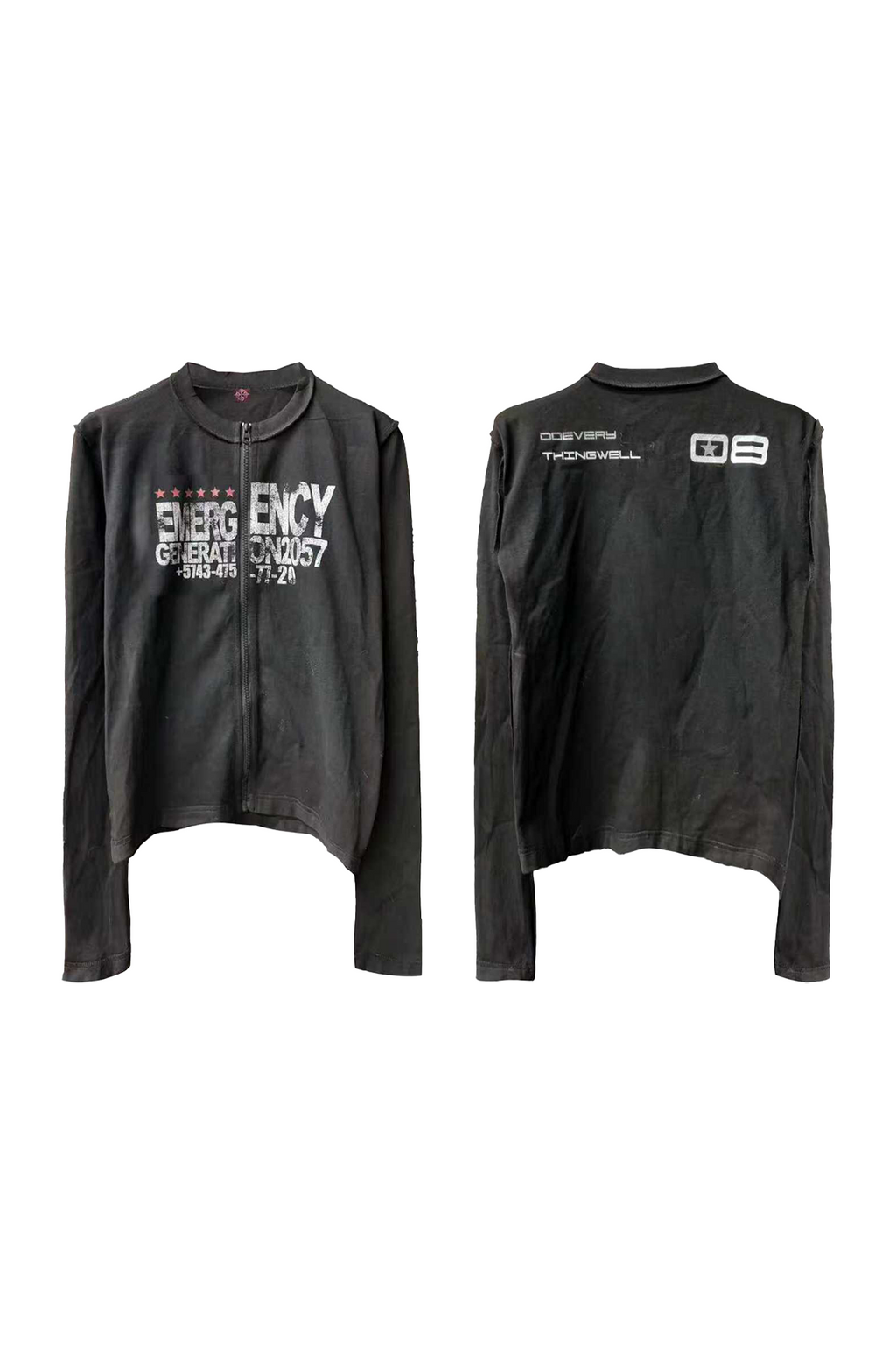 DETW Red Star 230g Wrinkle-Resistant Drop-Shoulder Sweatshirt