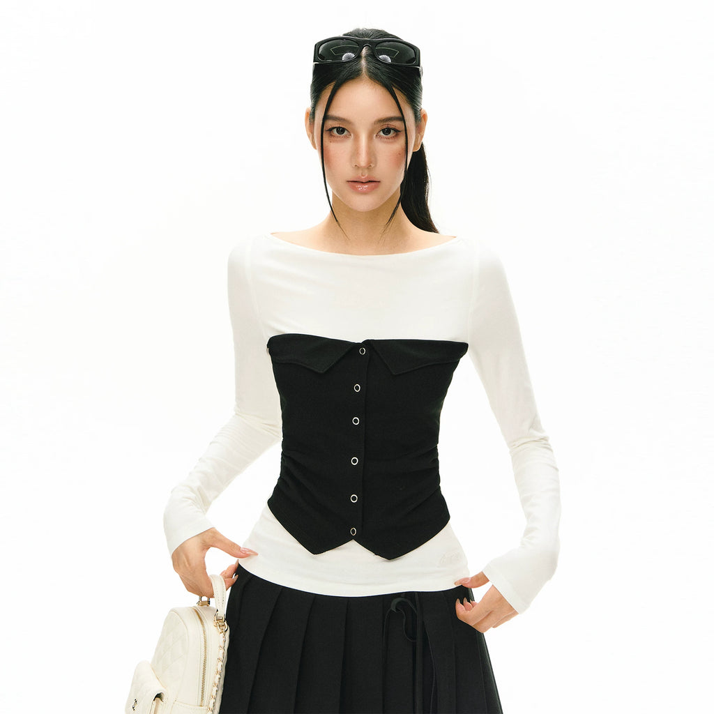 ARISEISM Slim Fit Long-Sleeve Tee