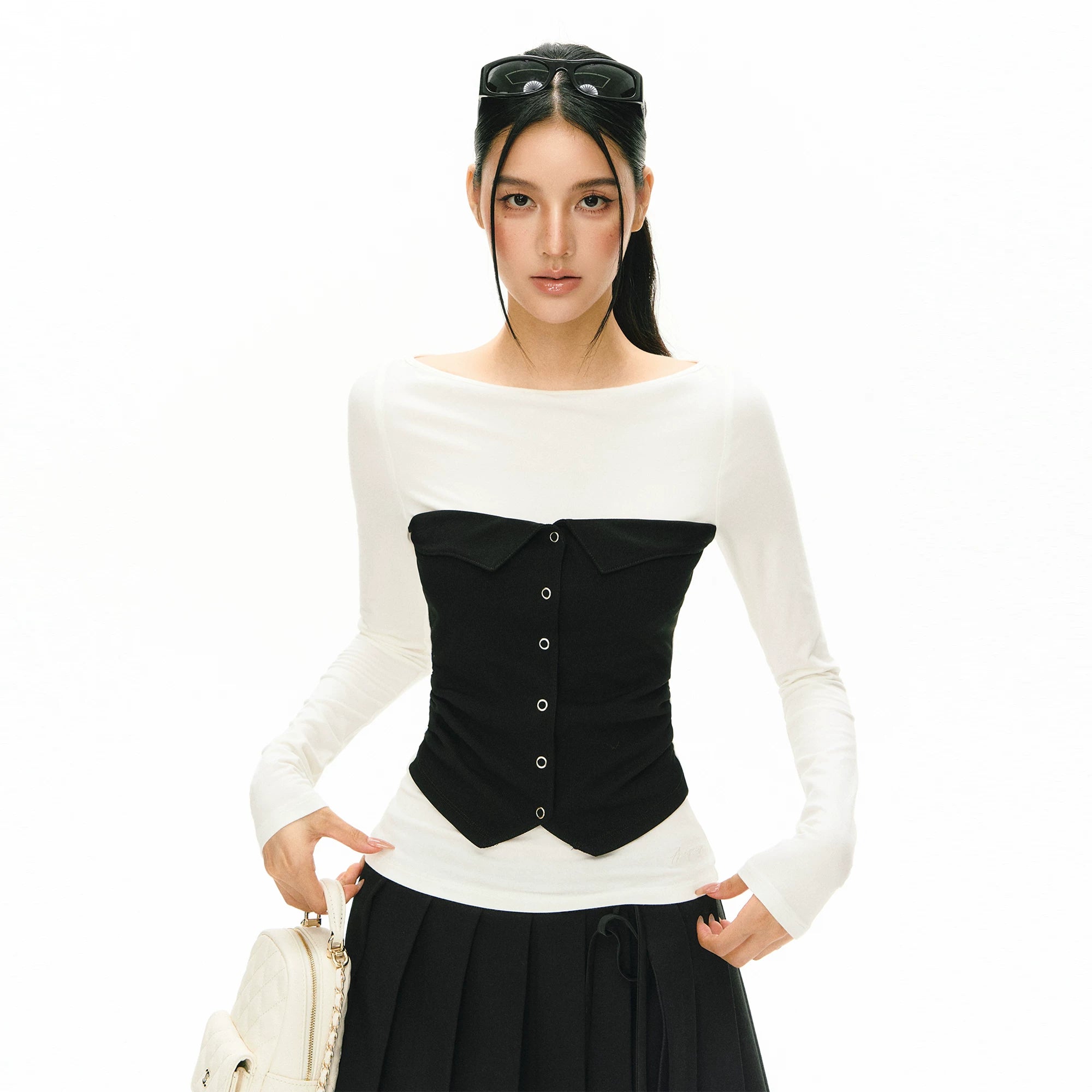 ARISEISM Slim Fit Long-Sleeve Tee
