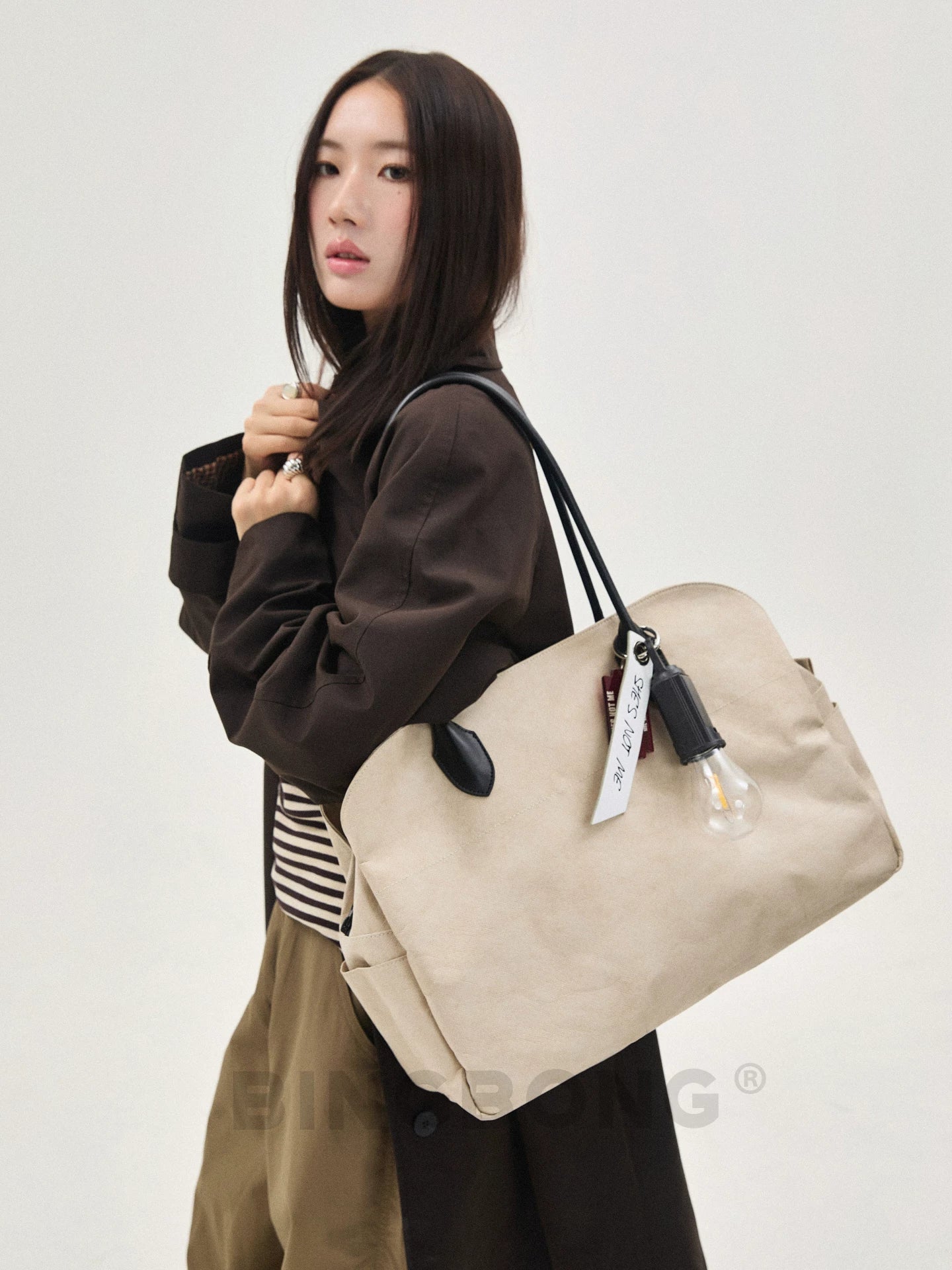 BINGBONG Large Capacity Creative Pendant Tote Bag