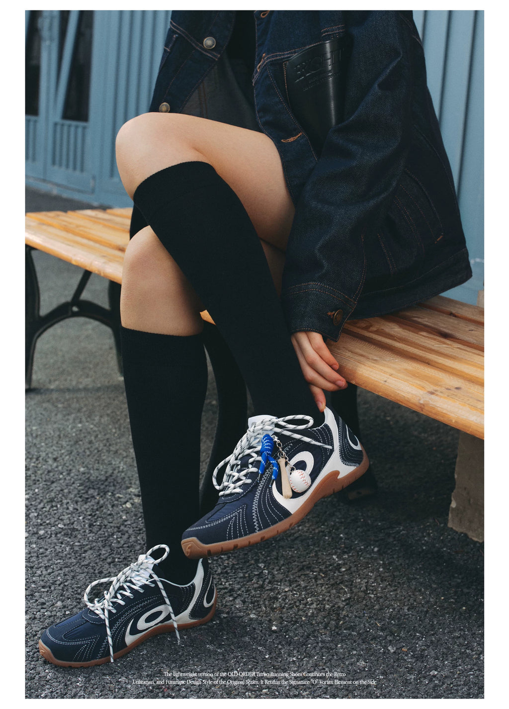 OLD ORDER Leather Lace-Up Training Sneaker