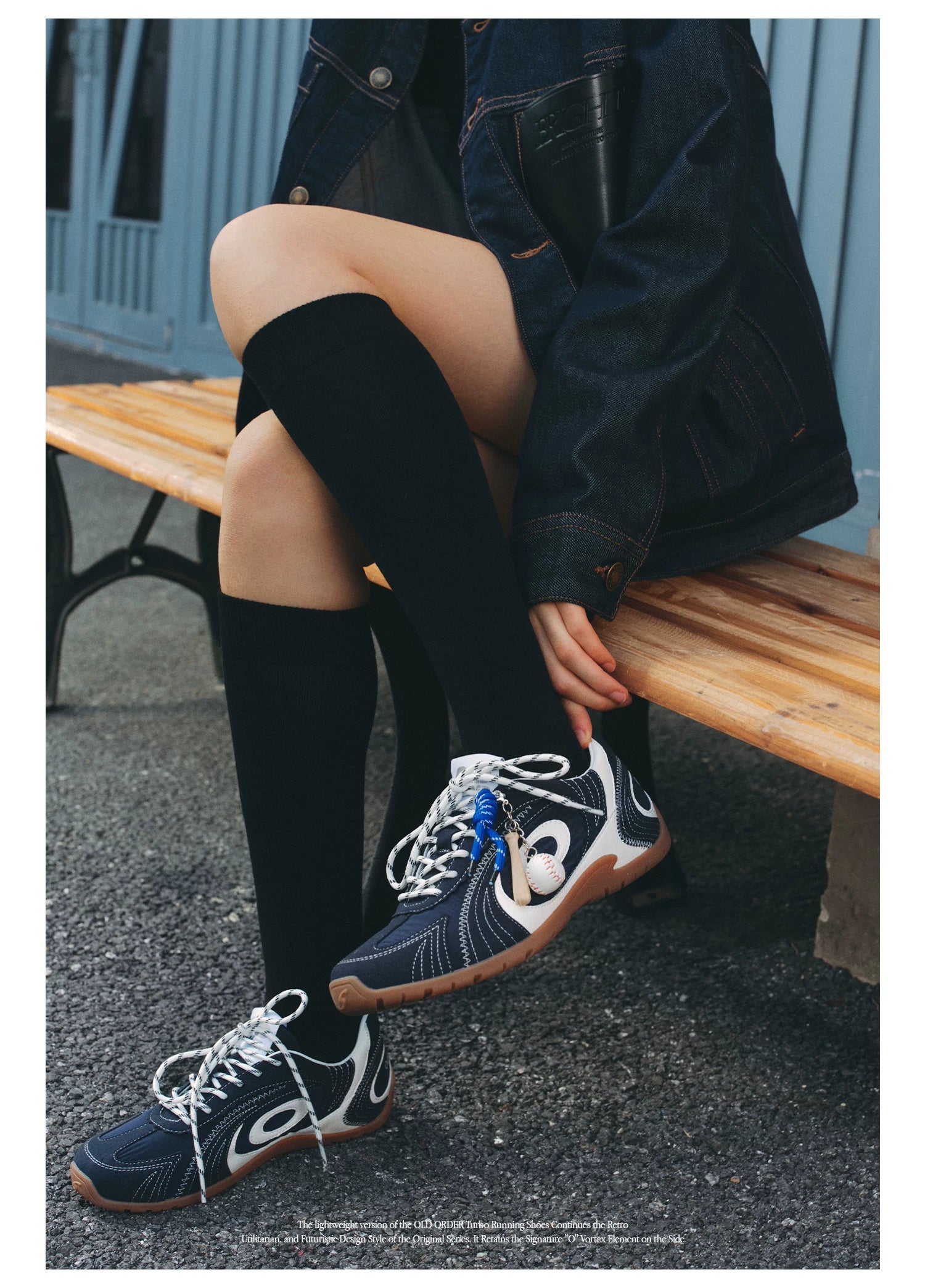 OLD ORDER Leather Lace-Up Training Sneaker