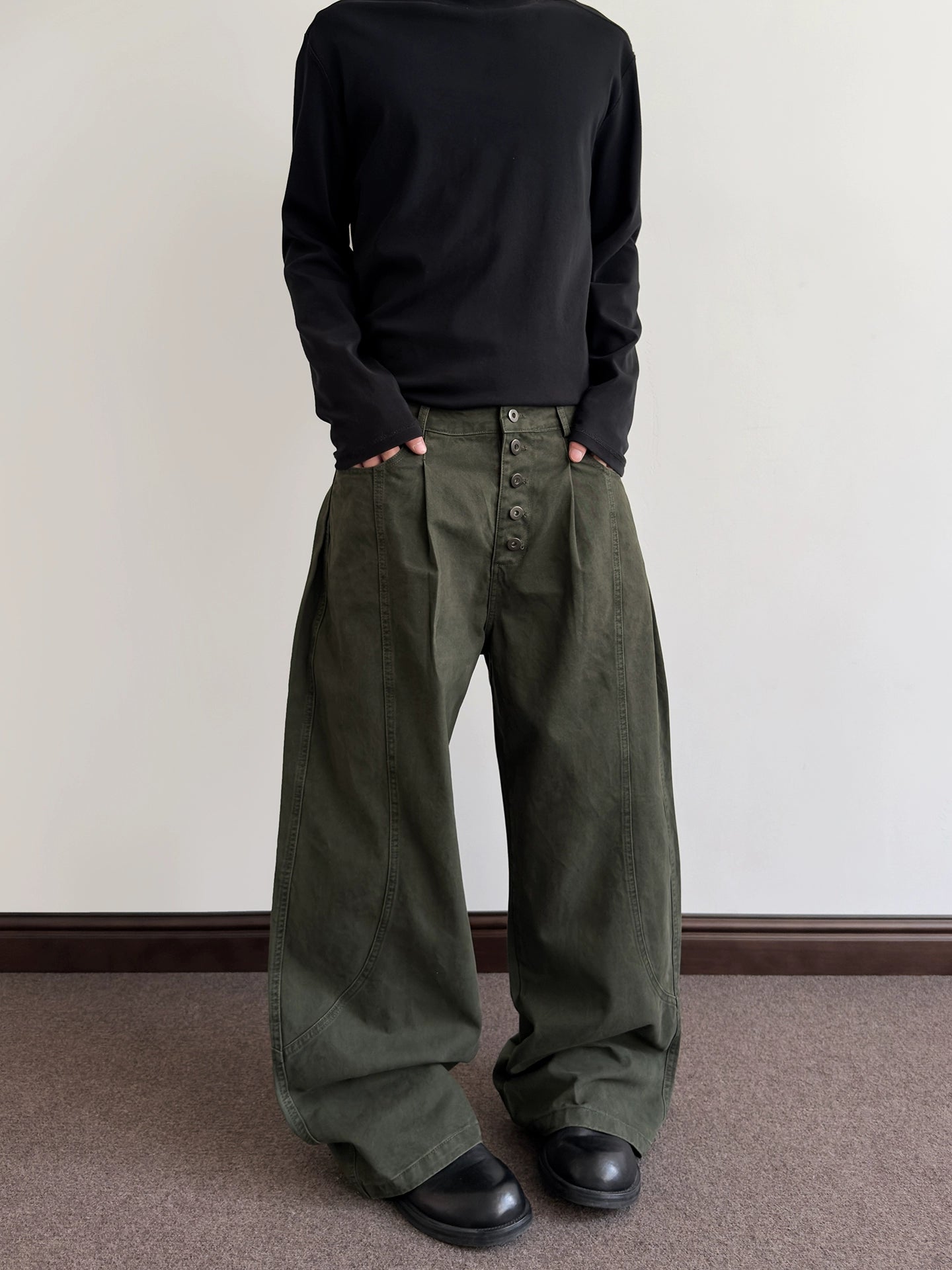A PUEE Vintage Breasted Scimitar Overalls