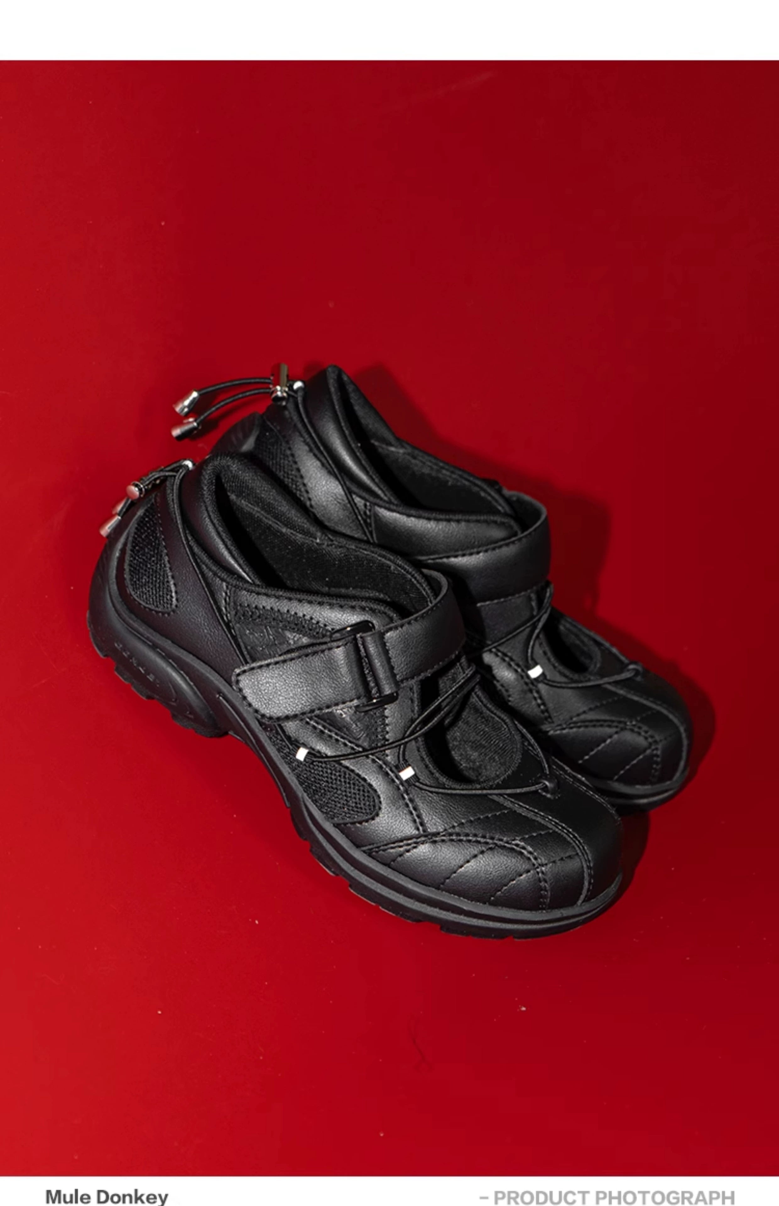 Donkey Hollow Velcro Versatile Shoes