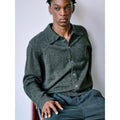 Anniehall Short Lapel Button-down Sweater