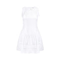Wildberry White A-Line High-Waist Slip Dress