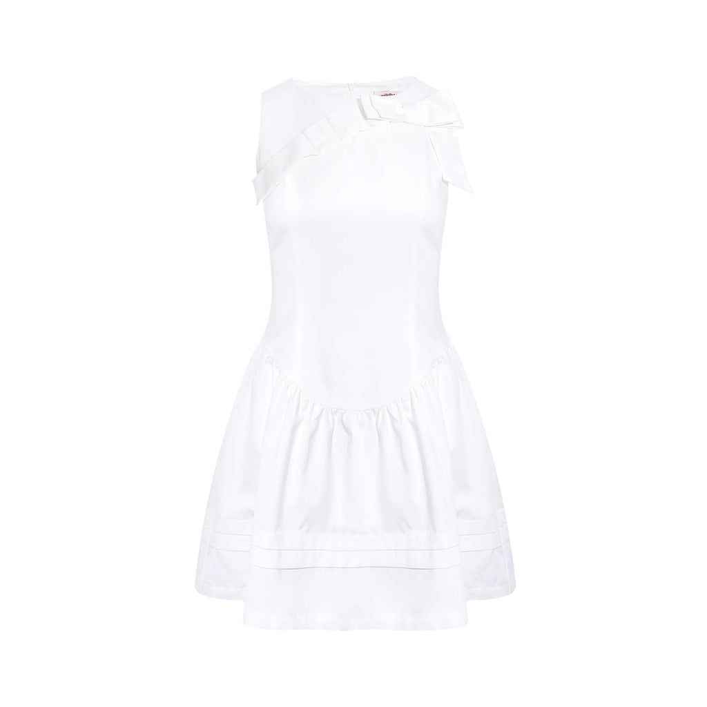 Wildberry White Princess A-Line Maxi Dress