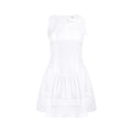 Wildberry White Princess A-Line Maxi Dress