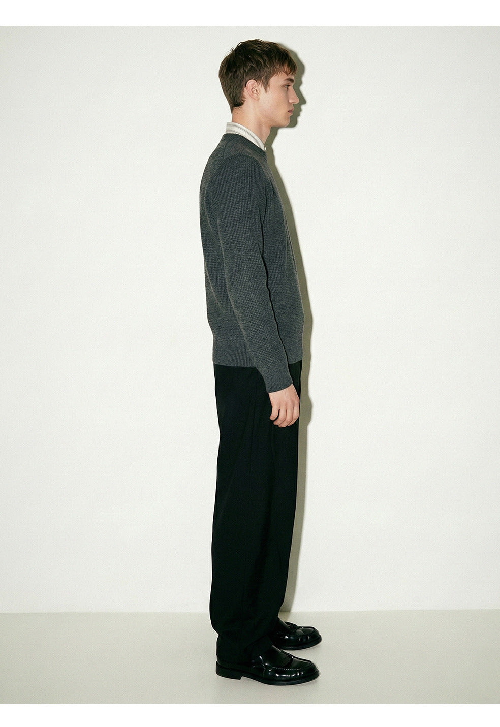 MADEEXTREME Loose Crew Neck Commuter Casual Slim Sleeve
