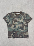 Erole Camo Handmade Rivet Patch Drop-Shoulder Tee