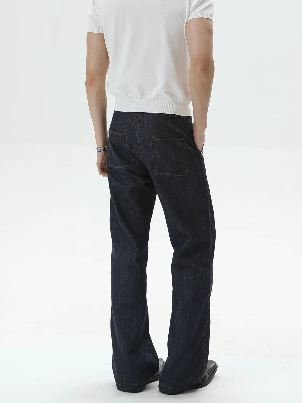 TURNTIDE Loose and Thin Drape Jeans