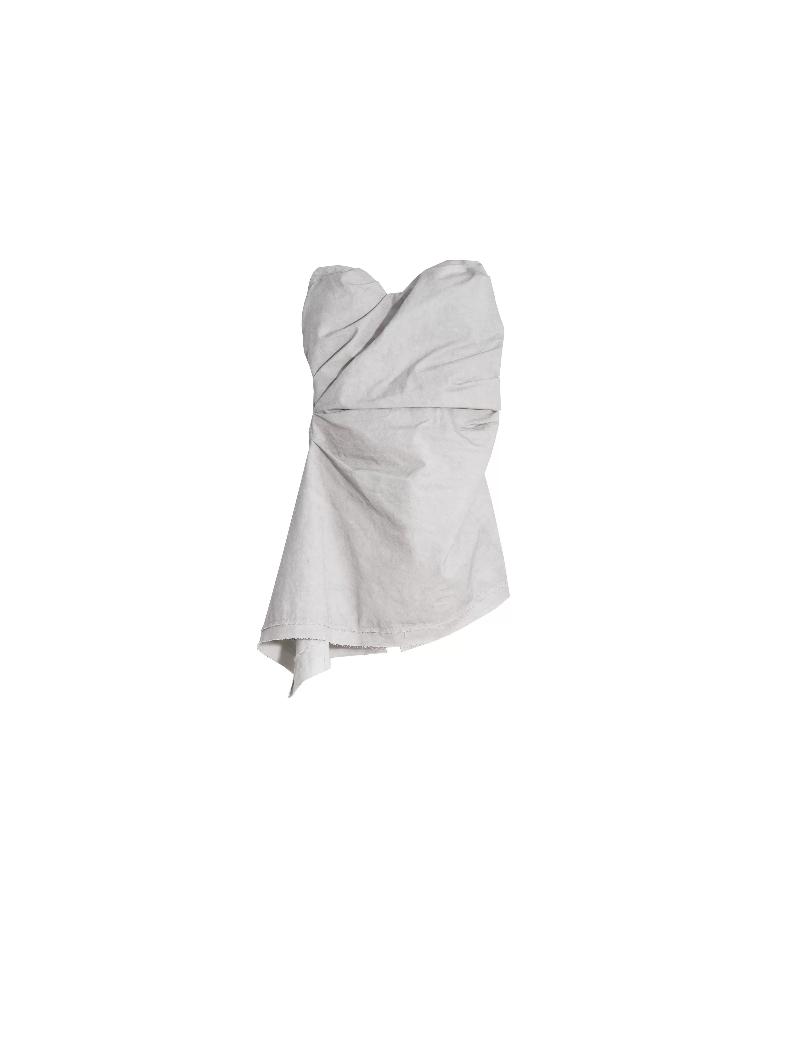 JNYLON Pleated Tube Top