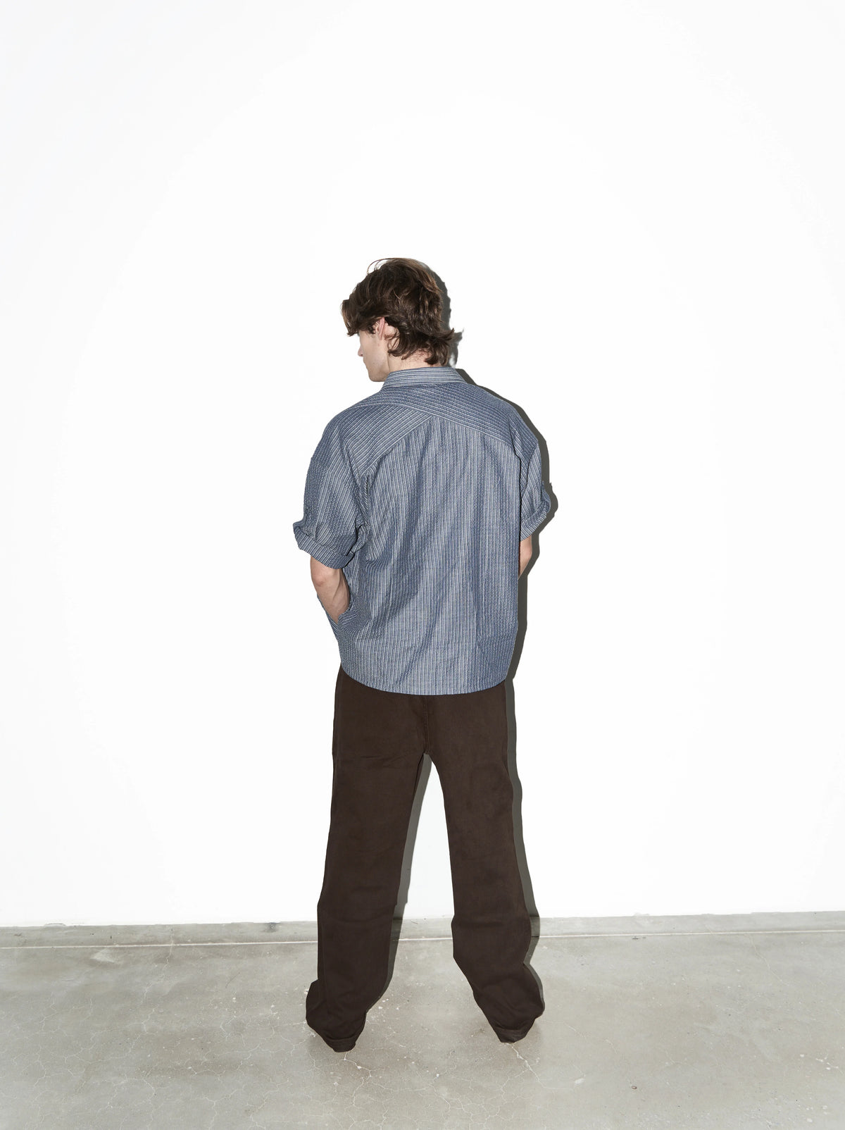 LIBERAFIT Make a Friend 260g Breathable Oversized Stripe Shirt