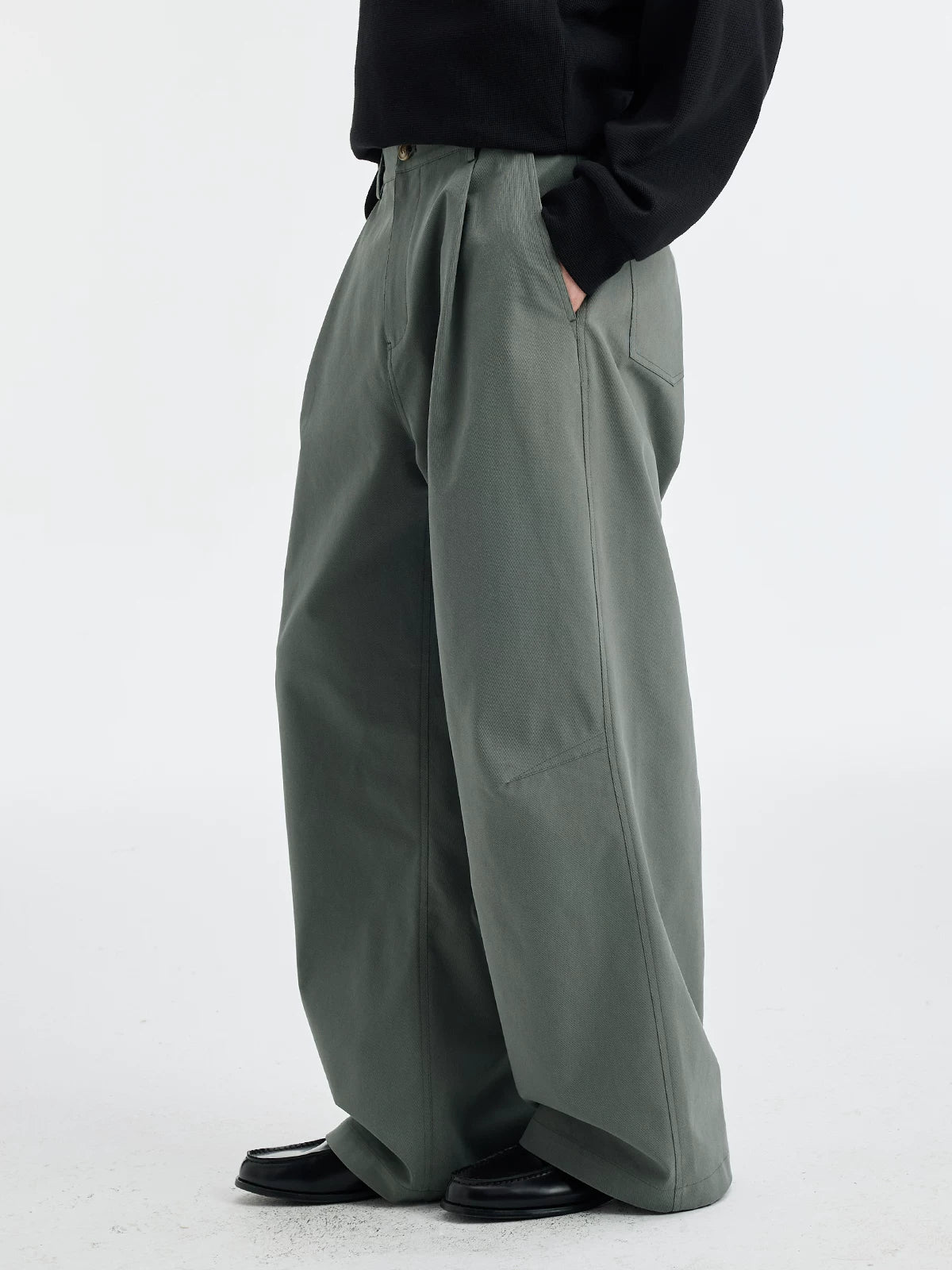 BUTTBILL Vintage Loose Versatile Simple Casual Pants