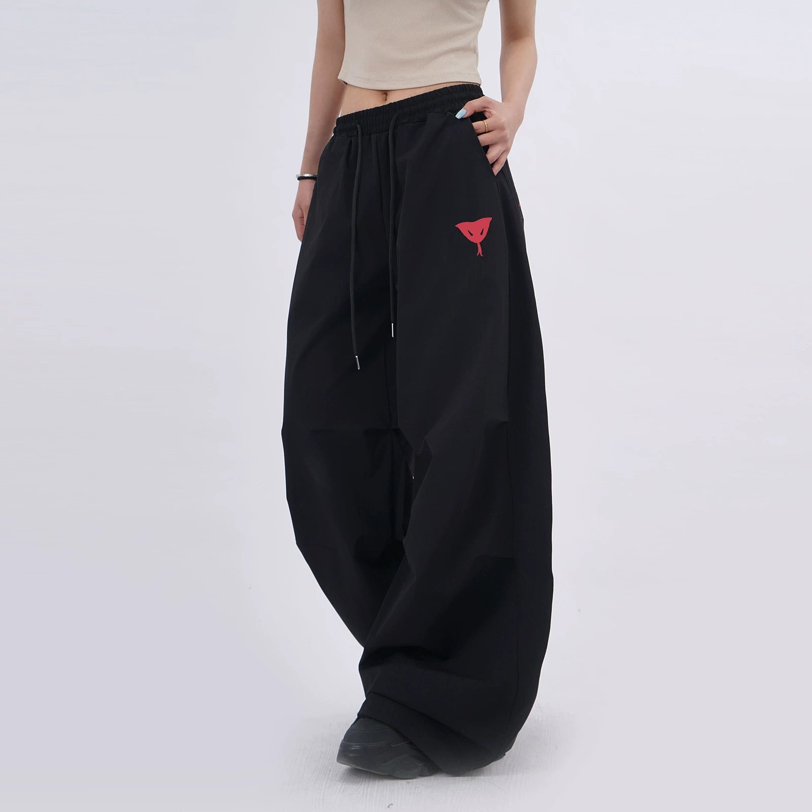 SAMUSAN Wide-Leg Hip Hop Jazz Dance Pants