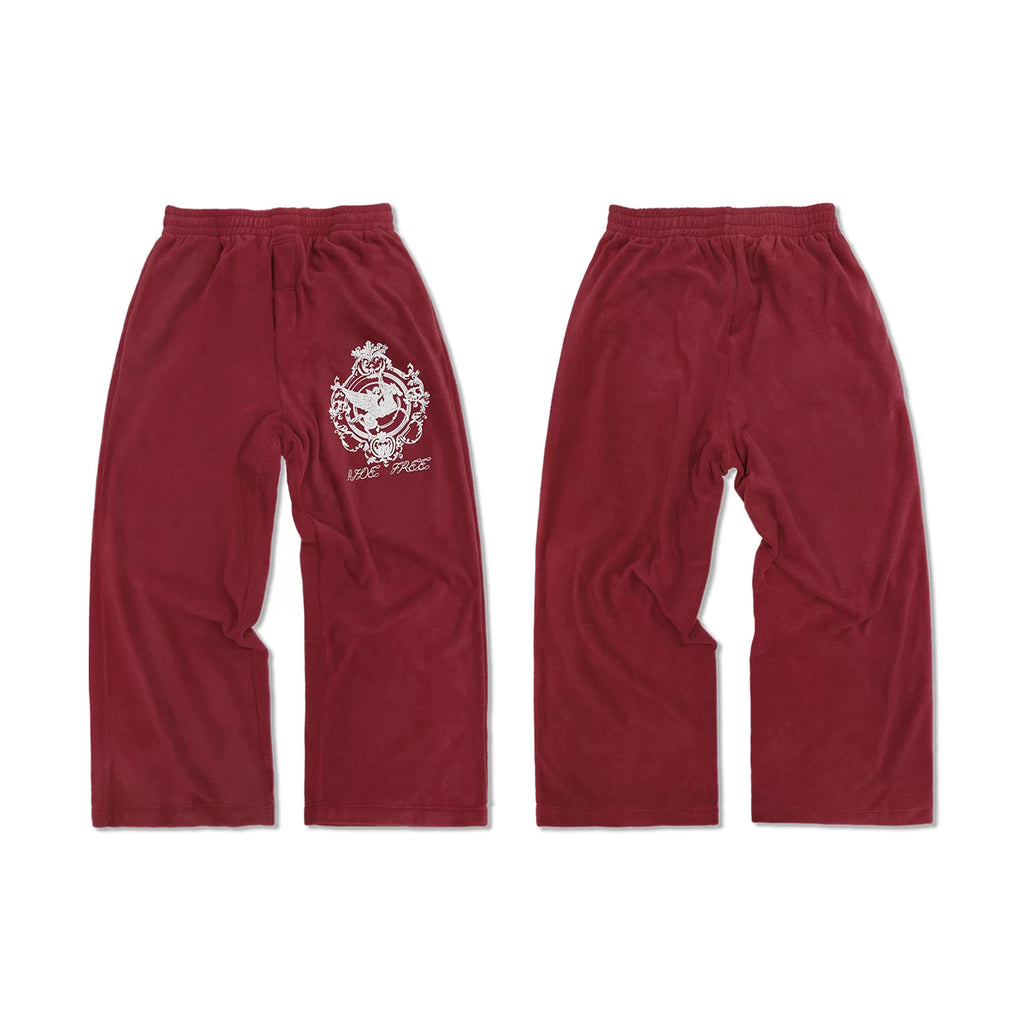 WANNA LAB Pegasus Print 260g Fleece Jogger Pants