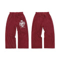 WANNA LAB Pegasus Print 260g Fleece Jogger Pants