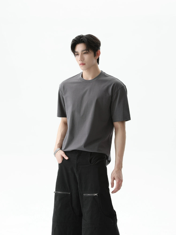 TURNTIDE Cool Loose Round Neck Tee