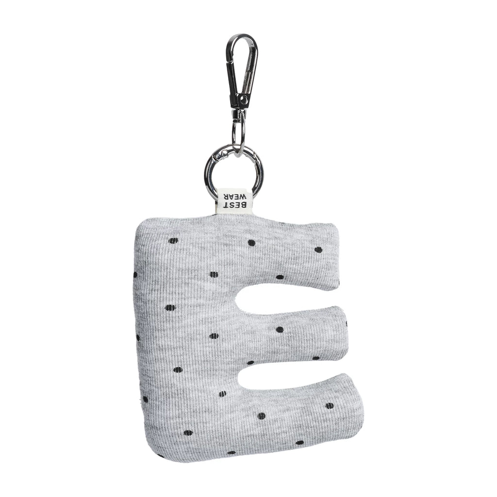 Unique blue Faux Leather Letter Pendant Backpack Charm