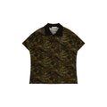 FUNKYFUN Twisted Swirl 3D Embroidery Relaxed Polo Tee