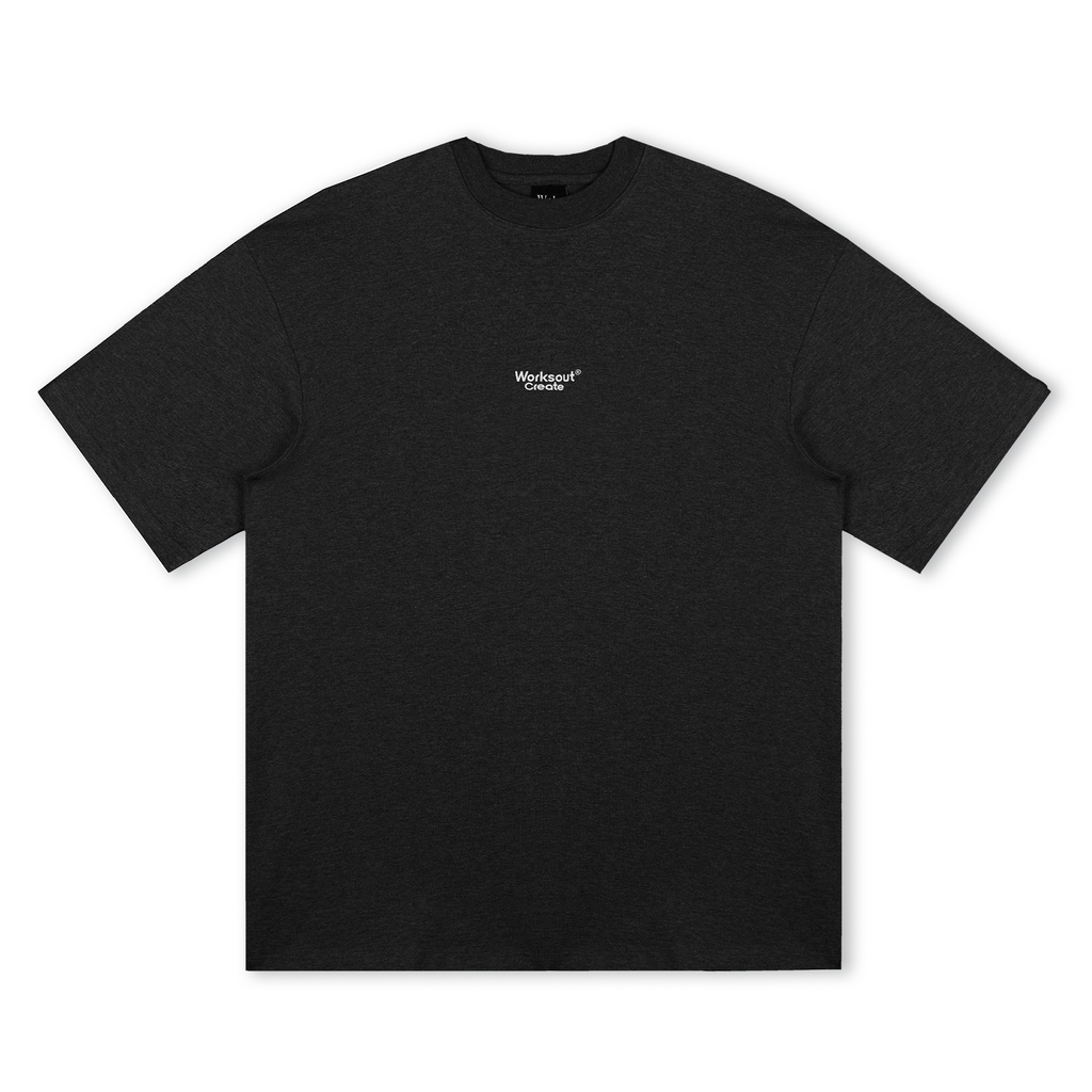 NICEBAD Flower Yarn Slogan Front Shoulder Tee