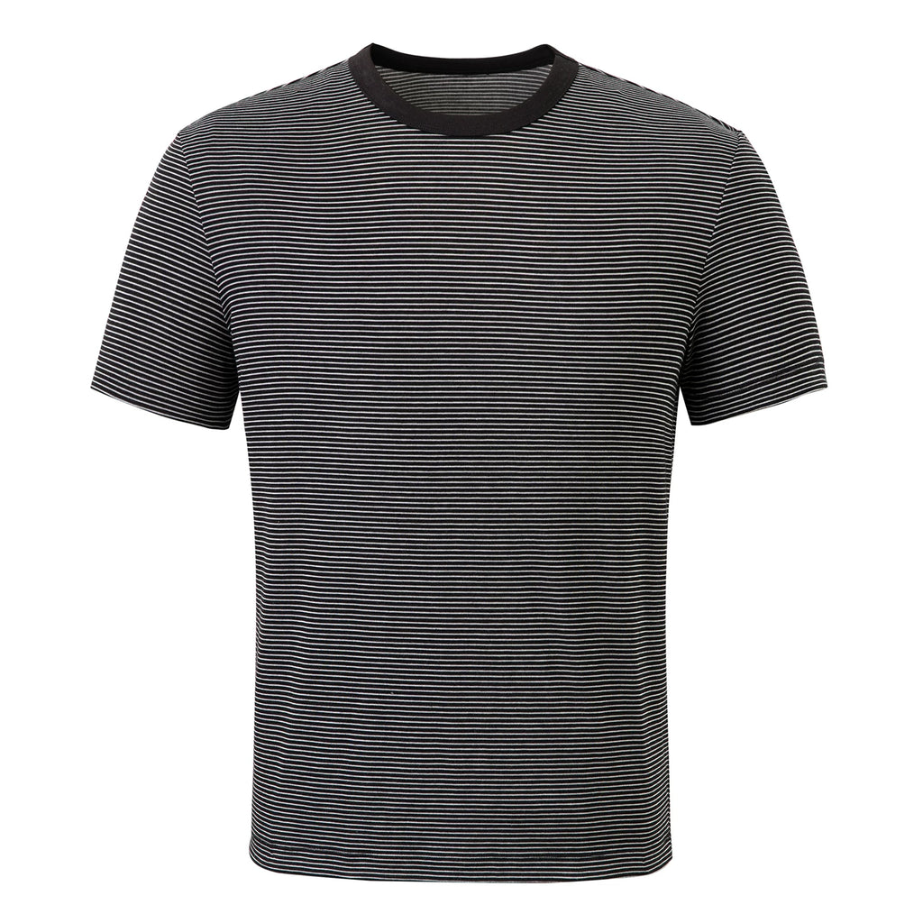 Azure Lisseur Striped Slim Fit Breathable Tee