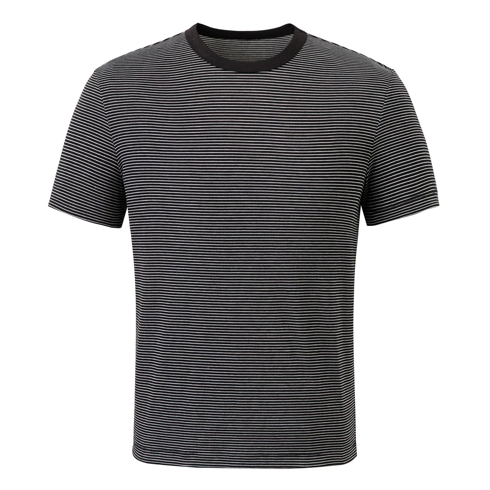 Azure Lisseur Striped Slim Fit Breathable Tee