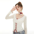 Imone Lace Bow Long Sleeve