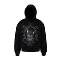 YADcrew Cat Print Hooded Sweater