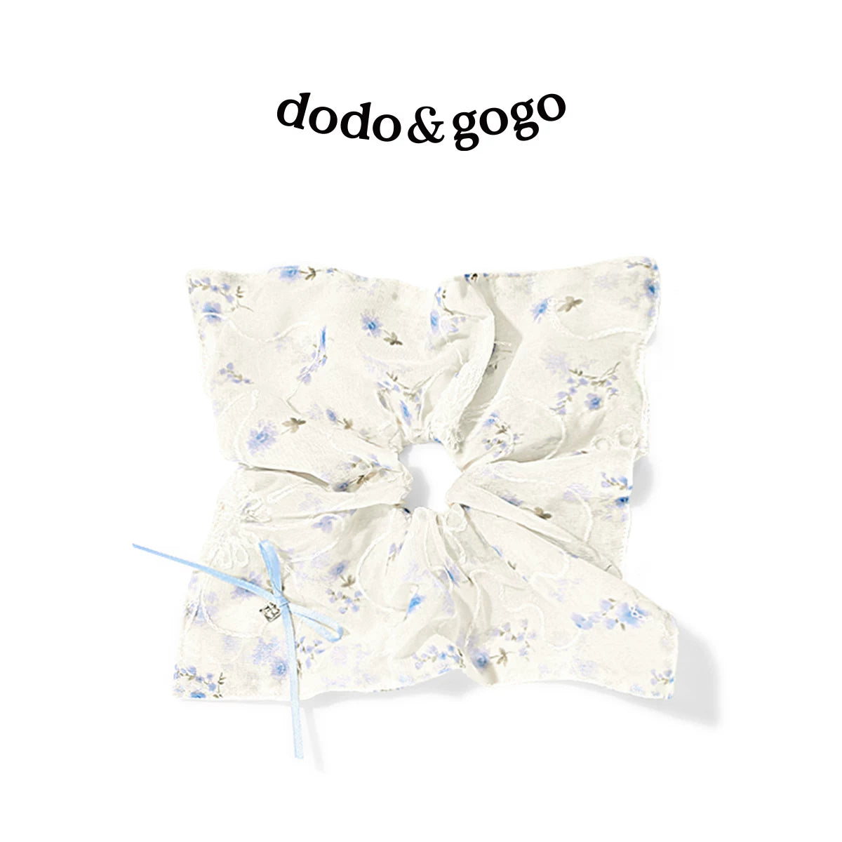 DODOGOGO Ink Bow New Chinese Lace Streamer Headdress