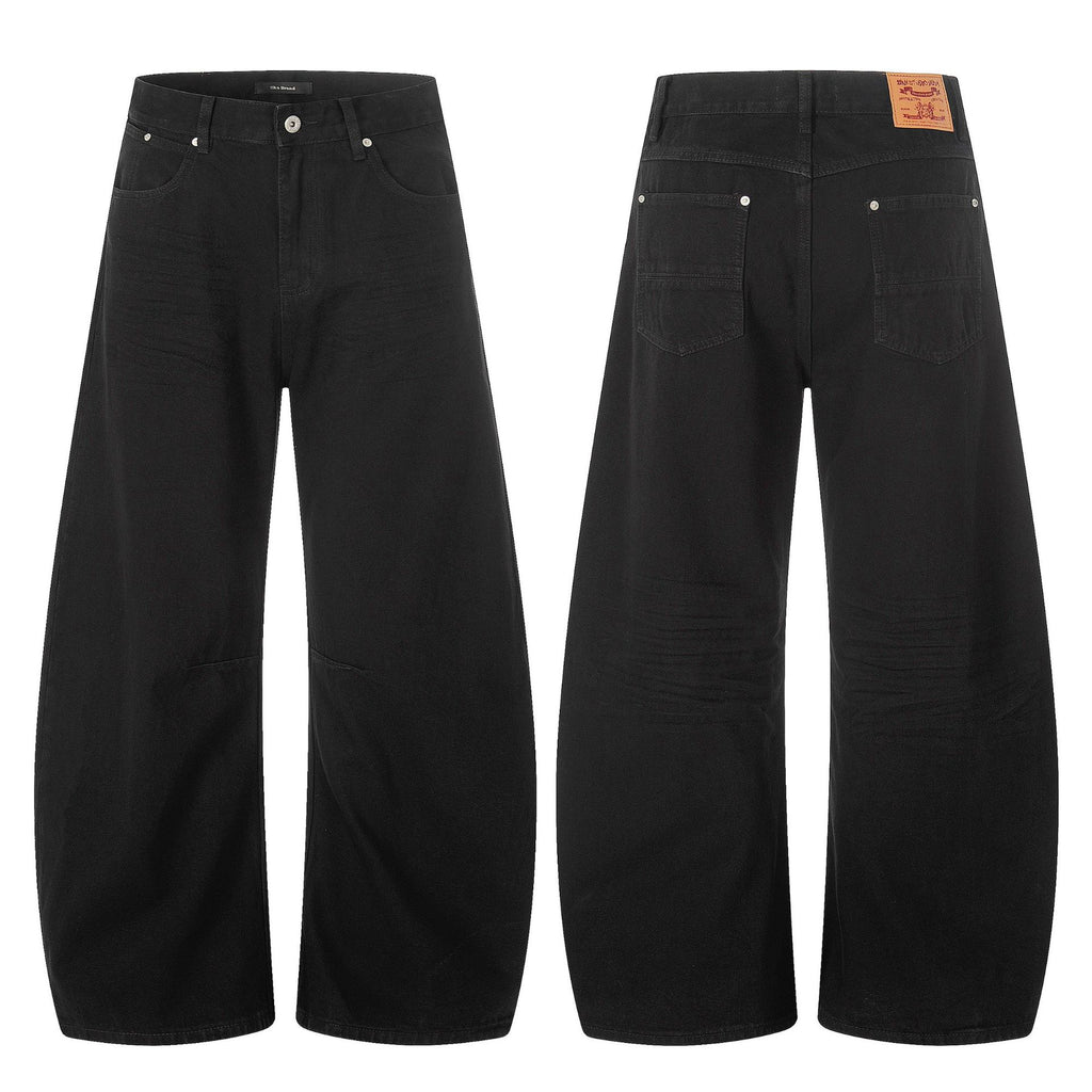 11KN 11 oz Wide-Leg Straight Jeans