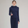TIANQINGSE Thickened Integrated Fleece Sports Cashmere Set
