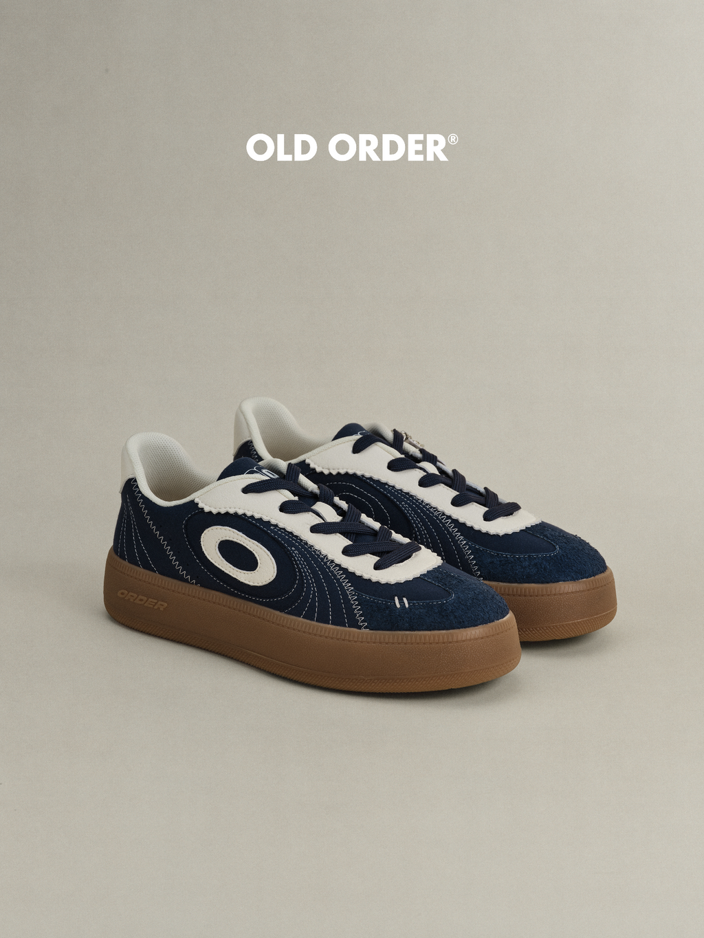 OLD ORDER Turbo Lite Yale Blue Thick Sole Dad Shoe